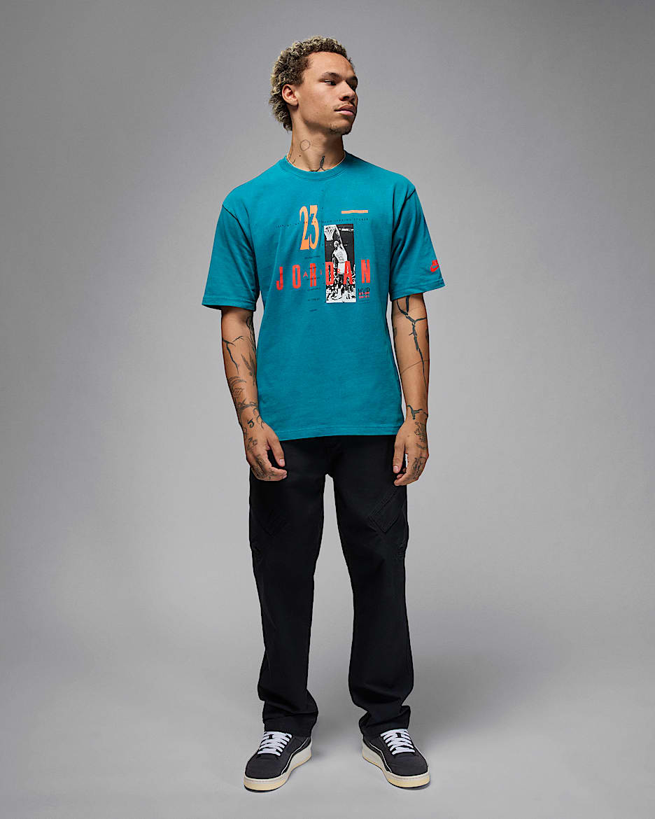 Green abyss jordan shirt best sale